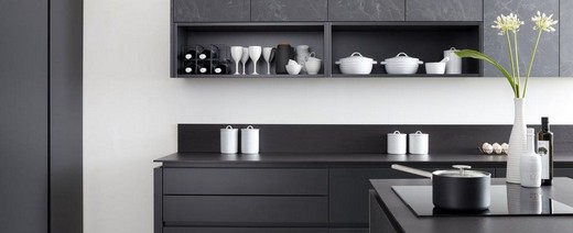 dark kitchen designs