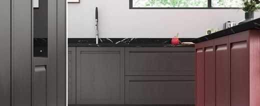 supplier of red kitchens bedfordshire